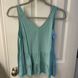 Loft sleeveless tank- color: Seafoam green